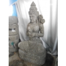 Statue déesse Tara en pierre volcanique 100 cm
