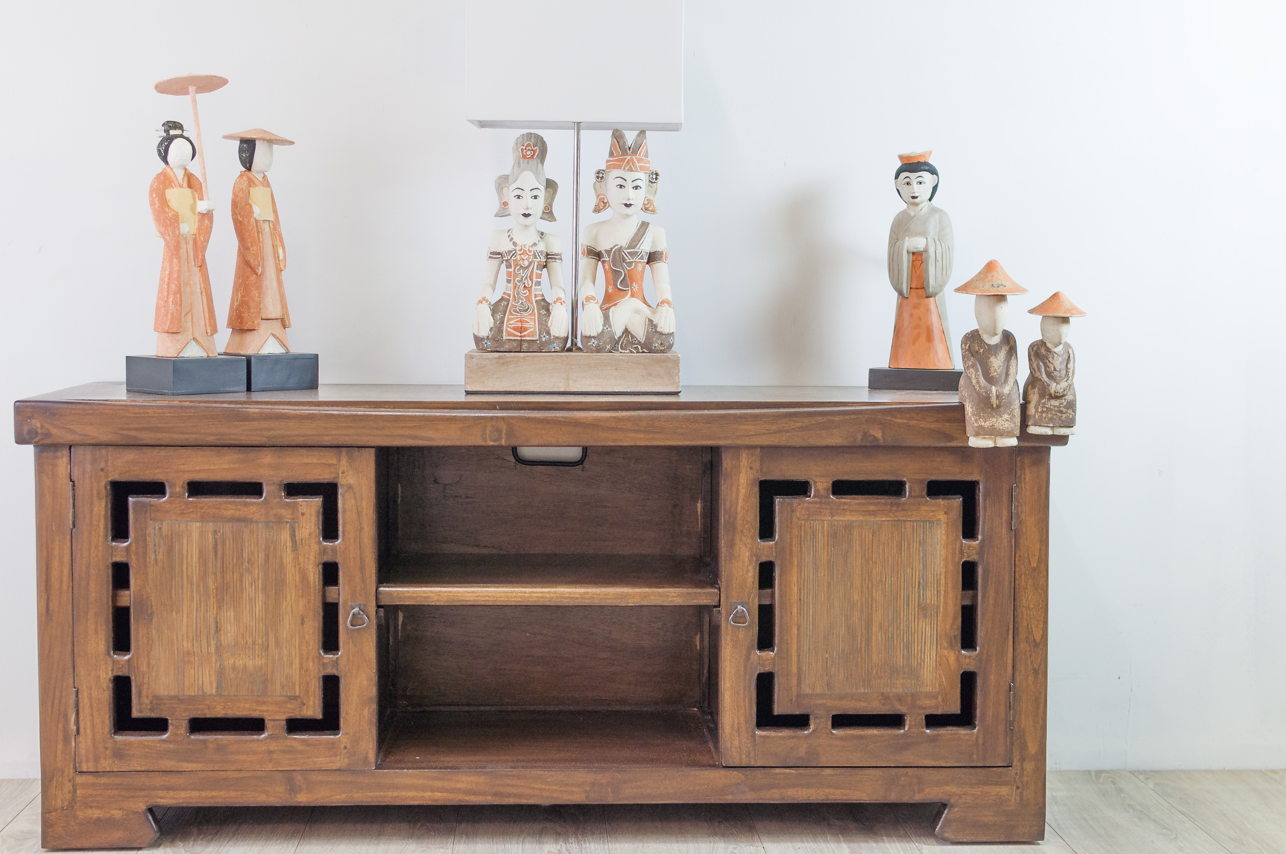 Meuble TV 140 en teck et bambou Madura