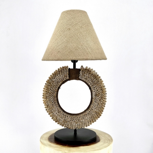 Lampe coquillages abat jour