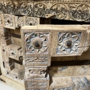 Bahut 2 portes teck et bois exotique
