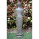 Bouddha de jardin marron antique