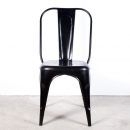 Chaise métal noir