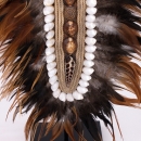 Collier inspiration papou plumes