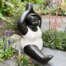 Déco de jardin femme yoga