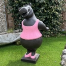 Grande statue hippopotame