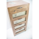 Meuble range CD/DVD en manguier Komodo