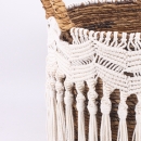 Panière en macramé