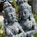 sculpture de jardin Rama et Sita