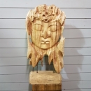 Sculpture visage de Bouddha