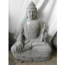 Statue abhaya mudrã en pierre 60 cm