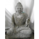 Statue abhaya mudrã en pierre 60 cm