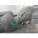 Statue Bouddha allongé en pierre 145 cm