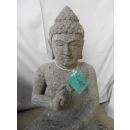 Statue Bouddha vitarka mudrã en pierre