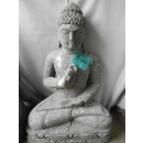 Statue Bouddha en pierre 53 cm