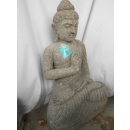Statue vitarka mudrã en pierre 80 cm