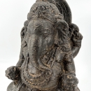 Statue déco Ganesh brun antique