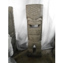 Statue Tiki polynésien en pierre 100 cm