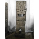 Statue Tiki polynésien en pierre 100 cm