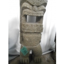 Statue Tiki polynésien en pierre 100 cm