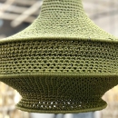 suspension marocaine col long crocheté