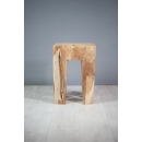 Tabouret en racine de teck