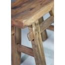 Tabouret en bois exotique naturel