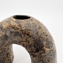 Vase en terracotta demi donut