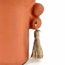 Vase en terracotta pompon en mendong