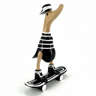 Canard skate finition noir et blanc