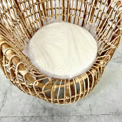 Fauteuil cocon 'Alina' en rotin