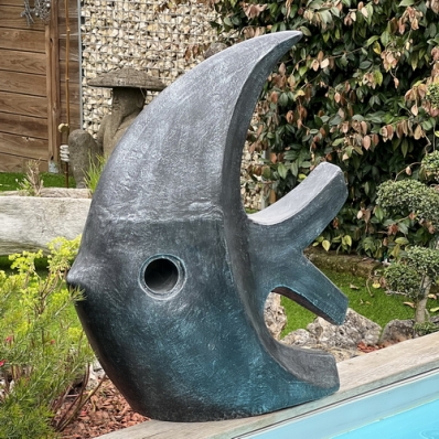 Grande statue poisson design