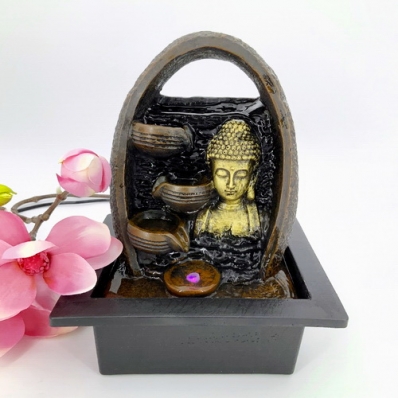 Petite fontaine d'intérieur Bouddha