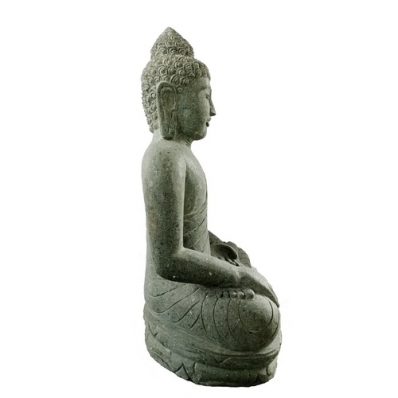 Statue Bouddha zen de jardin 80 cm