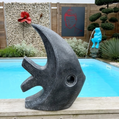 Statue de poisson design