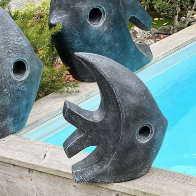 Statue de poisson design