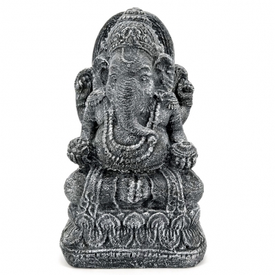 Statue extérieur Ganesh patiné gris