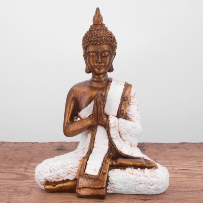 Statuette Bouddha position de prière