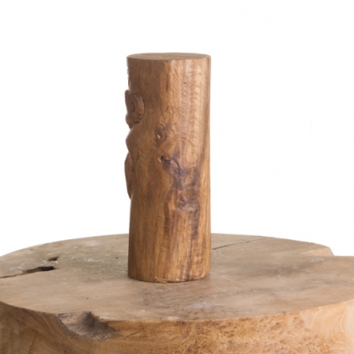 Tiki Moai Rapa Nui en bois de suar 20 cm