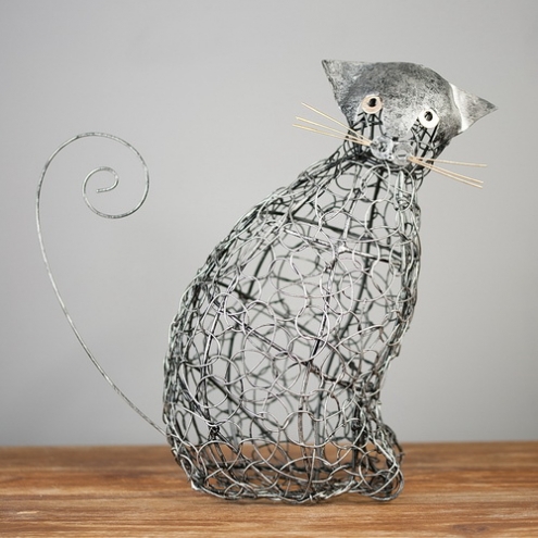 Decoration Maison Sculpture Chat En Fil De Fer Decoration Maison Sculpture Chat En Fil De Fer