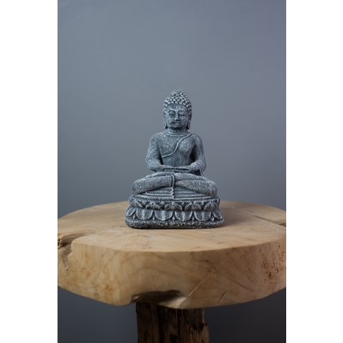 Statue déco Bouddha gris