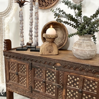 Damchiya meuble indien ancien restauré