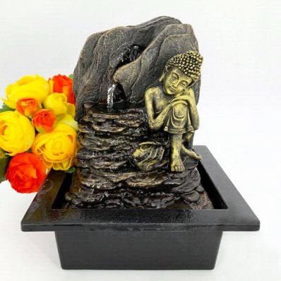 Fontaine d'intérieur Bouddha penseur