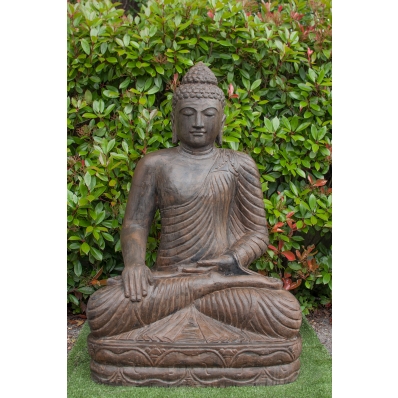 Grand Bouddha marron pour jardin