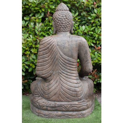 Grand Bouddha marron pour jardin