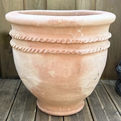 Poterie base évasée 2 cercles