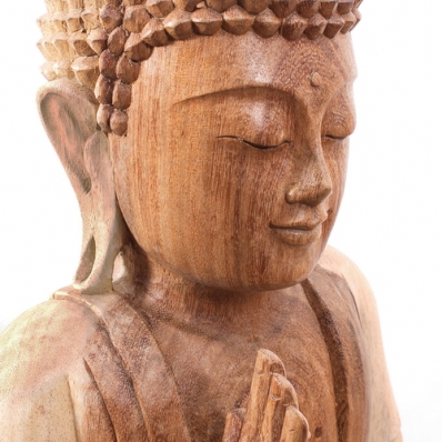 Statue Bouddha mudra Vitarka 50 cm Naturel