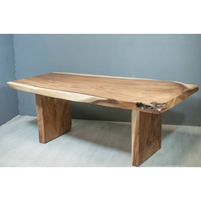 Table repas 200 cm en bois de suar massif