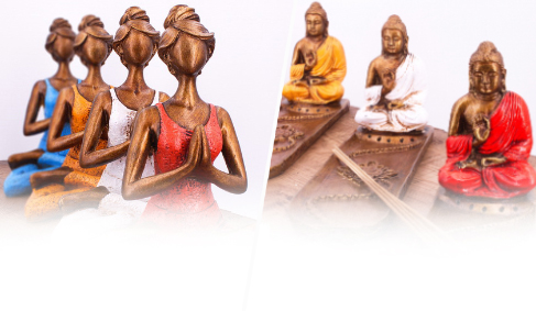Bouddha et Statues Couleurs