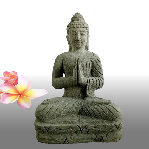 Statue Bouddha Zen Doré 18cm - Little Bouddha Spirit