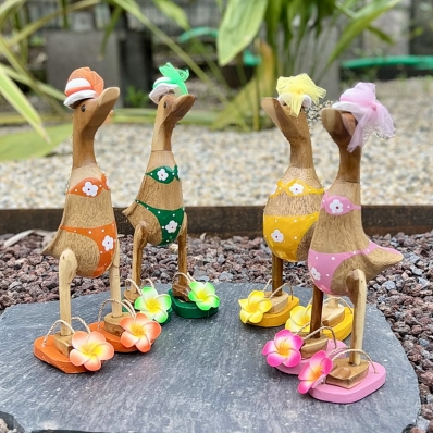 Canard tong fleur hibiscus